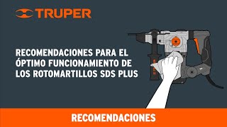 Recomendaciones para el óptimo funcionamiento de los Rotomartillos SDS Plus TRUPER [upl. by Nuhsar]