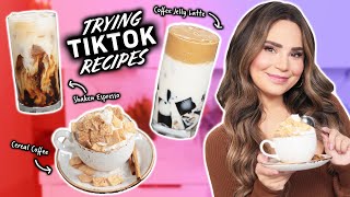 I Tested Viral TikTok COFFEE RECIPES To See If They Work  Part 9 [upl. by Sievert]