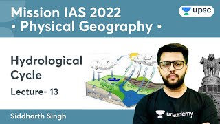 L13 Hydrological Cycle  Physical Geography  Mission IAS 2022  Unacademy UPSC  Siddharth Singh [upl. by Anigue104]