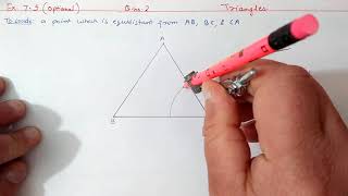 Chapter7 Ex75 Optional Q123 Triangles  Ncert Maths Class 9  Cbse [upl. by Salvatore882]