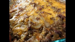 Southern Hamburger and Potato Casserole easy recipe [upl. by Yraeht]