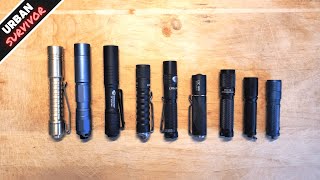 The 9 Best AAA Flashlights for Everyday CarryLumintop vs Astrolux vs Skilhunt vs Olight vsThruNite [upl. by Yelruc]