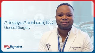 Meet Dr Adebayo Adunbarin General Surgery [upl. by Gherardi534]