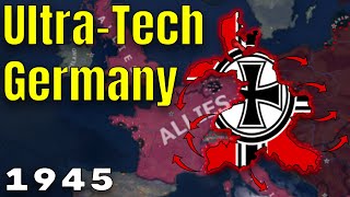 UltraTech Germany in 1945 wstats  HOI4 TimelapseSimulation CC [upl. by Grania]