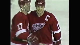 8889 RS Det  Edm Highlights  31589 Yzerman 6Point Game [upl. by Herbert]