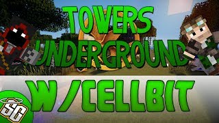 Minecraft Hardcore Games  Towers Underground w Cellbit [upl. by Rodina402]