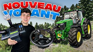 ENFIN le volant PARFAIT pour jouer à Farming Simulator 22  Test Hori Farming vehicule control [upl. by Ozner814]