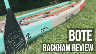 Paddle board Fishing Bote Rackham Review [upl. by Liban]