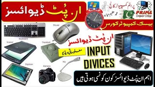 Input Devices  What is Input Device  Input Devices Definition in Urdu  Keyboard  Mouse  Scanner [upl. by Atirihs380]