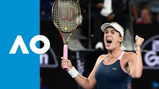 Sloane Stephens v Anastasia Pavlyuchenkova match highlights 4R  Australian Open 2019 [upl. by Otnicaj392]