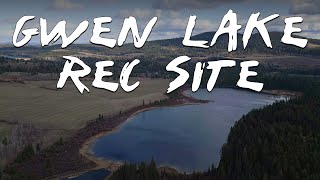 Visiting Gwen Lake Recreation Site near Merritt BC [upl. by Nerine459]