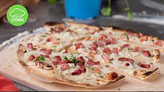 So wird dein FLAMMKUCHEN extra knusprig [upl. by Parshall]