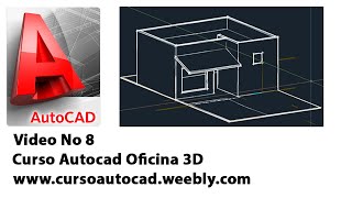 Oficina 3D Autocad 2019 Aquiles Garcia UAEM [upl. by Anialem]