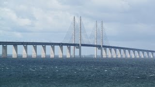 Denmark amp Sweden E20 Øresund Bridge [upl. by Rutger]