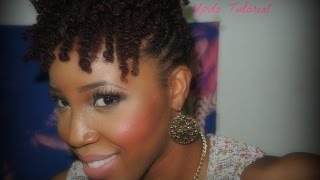 Two strand twist updo tutorial [upl. by Nosiram607]