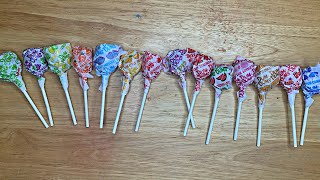 Unpacking Dum Dums Lollipops ASMR  Opening Lots of Candy 🍭 [upl. by Naffets]