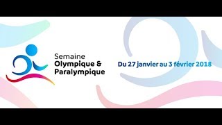 Lancement de la deuxième édition de la semaine olympique et paralympique à lécole [upl. by Ardnasxela]