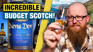 WOW Nevis Dew Blue Label Blended Scotch Whisky Review Ben Nevis Distillery [upl. by Levy290]