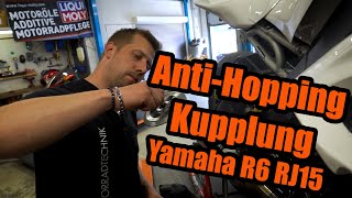 Getriebeschaden oder Kupplungsrutschen  Chef erklärt die AntiHoppingKupplung  Yamaha R6 RJ 15 [upl. by Dualc859]