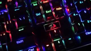 Redragon K556 RGB LED Backlit Wired Mechanical Gaming Keyboard [upl. by Aihcsrop]