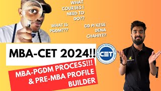 MBACET 2024 PGDM Process MBA College GDPI Process Hacks  Top MBA Colleges through MBACET [upl. by Yssirc]