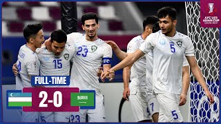 AFCU23  QFinal  Uzbekistan 2  0 Saudi Arabia [upl. by Lessirg766]