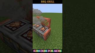 BBQ Grill Design In Minecraft minecraft shorts [upl. by Miquela]