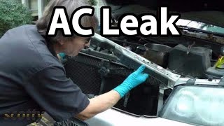 How To Fix Small AC Refrigerant Leaks On Your Car [upl. by Tome455]