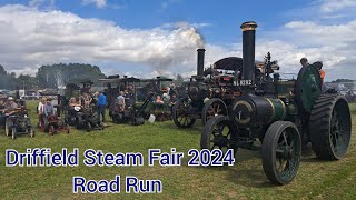 Driffield Steam Fair 2024  Road Run [upl. by Latsyrhk]