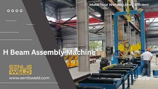 H Beam Assembly Machine SENLISWELD [upl. by Notyap]