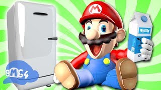 SMG4 Mario Goes to the Fridge to Get a Glass Of Milk [upl. by Haeel]