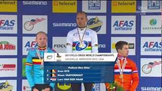 Sven Nys wordt voor de 2de maal Wereldkampioen in Louisville USA 2013 [upl. by Almeda]