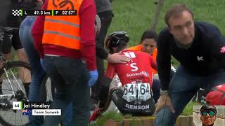 74th Danilith Nokere Koerse 1 HC Highlights to much Crashes [upl. by Torrie]