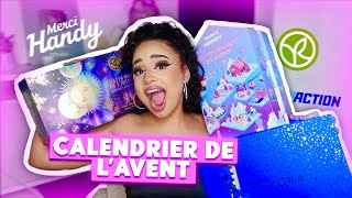 UNBOXING CALENDRIER DE L’AVENT 2022 A 150€ VS 10€ Sephora action Yves Rocher merci Handy… [upl. by Lanos]