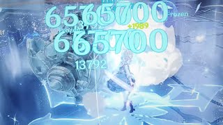 AYAKA RERUN IN 43  SMOOTH AYAKA LUXURY FREEZE TEAM  SPIRAL ABYSS FLOOR 122 [upl. by Notsreik801]