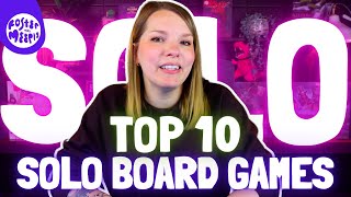 Top 10 Solo Board Games amp GIVEAWAY [upl. by Antonetta660]