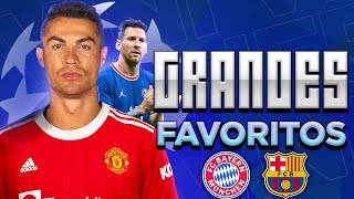 10 FAVORITOS A GANHAR A CHAMPIONS LEAGUE 202122 [upl. by Nessi408]