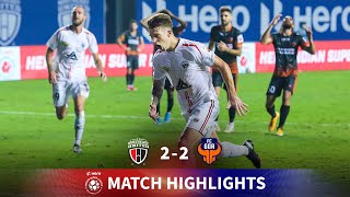 Highlights  NorthEast United FC 22 FC Goa  Match 82  Hero ISL 202021 [upl. by Tisdale]