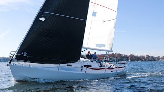 North Sails New Mi5 and Li6 3Di Jibs for J105 [upl. by Tedmann792]