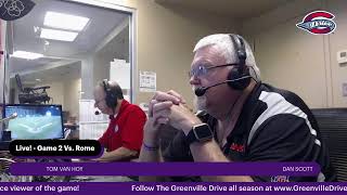 Booth Cam  GreenvilleDrive Baseball [upl. by Dud]