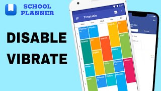 How To Disable Vibrate On School Planner App [upl. by Buehler]