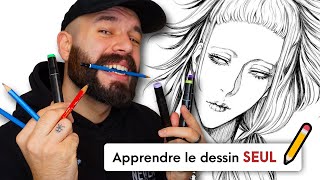 Apprendre le DESSIN par soimême LES BASES  ✍️ quotLa voie de lautodidactequot étape 1 et 2 [upl. by Acima]