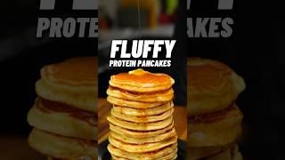 The TASTIEST Fluffy Protein Pancakes 62g Protein Per Serving 🔥🥞 gymfood proteinpancakes [upl. by Fiorenza]