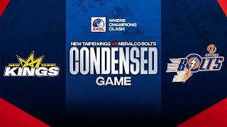 Condensed Game Group B  New Taipei Kings vs Meralco Bolts  Nov 29 2023 [upl. by Haerr]