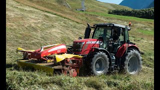 Massey Ferguson 6718S  Pottinger AlphaMotion 301  Az Agr Al Baitin  agriteam323 [upl. by Bevers]