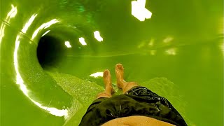 The Black Hole Waterslide at Center Parcs De Eemhof Netherlands [upl. by Ettezzil]