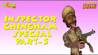 Inspector Chingam Special  Motu Patlu Compilation Part 5  30 Minutes of Fun [upl. by Burtis]