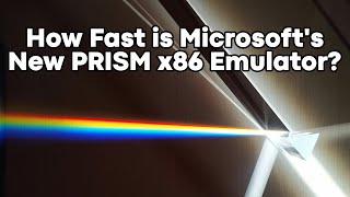 How Fast is Microsoft’s New PRISM x8664 Emulator [upl. by Franckot401]