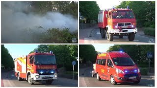 WALDBRAND Einsatzahrten zum Waldbrand Bramsche [upl. by Ttehr]