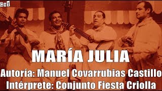 Conjunto Fiesta Criolla  María Julia Letras [upl. by Brion245]